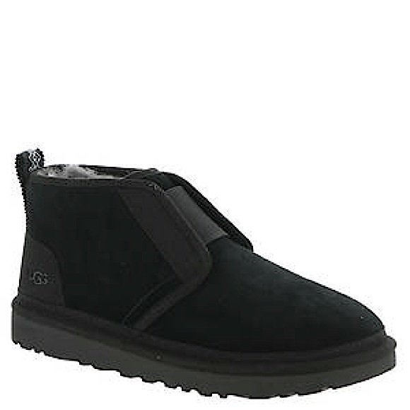 🆕🔥UGG ✖️ Neumel Flex Black Suede Boots NWT - Picture 1 of 6